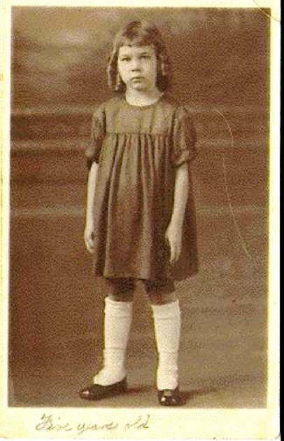 Dorothy at age 5 years
